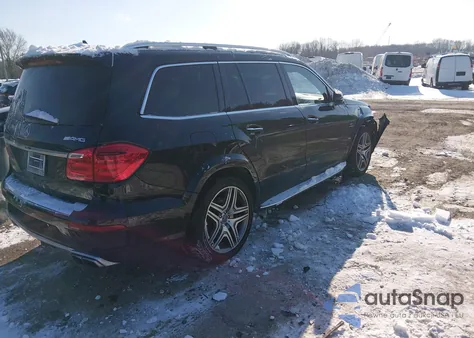 2014 Mercedes-Benz Gl 63 Amg 4Matic z USA, uszkodzony, nr VIN 4JGDF7EE5EA357572